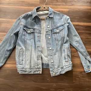 Nordstrom oversized jean jacket!